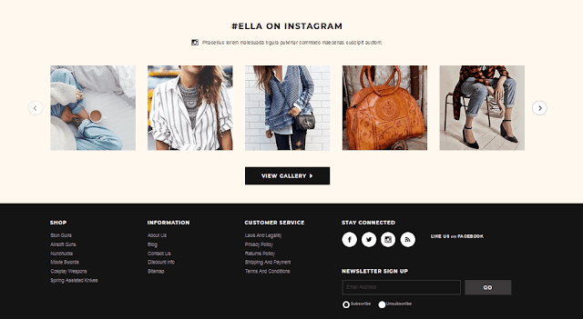 Best 3dcart Responsive Templates | Ella Theme 4