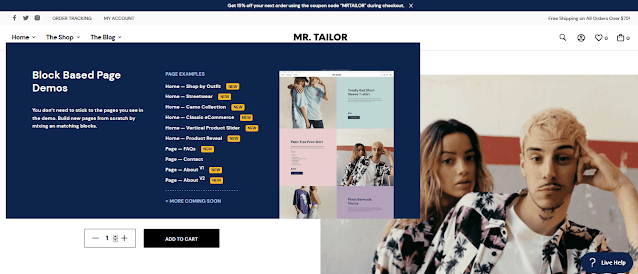 Best WooCommerce Responsive Themes | Mr. Tailor