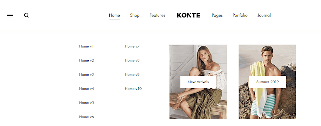 Konte is a multi-purpose WooCommerce theme with 10+ Homepage layouts, suitable for eCommerce stores like Digital Store, Clothing Store, Furniture Store,