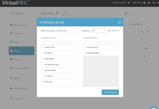 Ring Groups - VirtualPBX