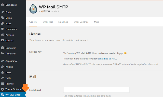 How To Configure WP Mail SMTP For Sendinblue Mailer - WordPress 1
