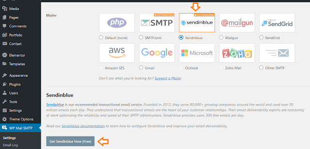 How To Configure WP Mail SMTP For Sendinblue Mailer - WordPress 1