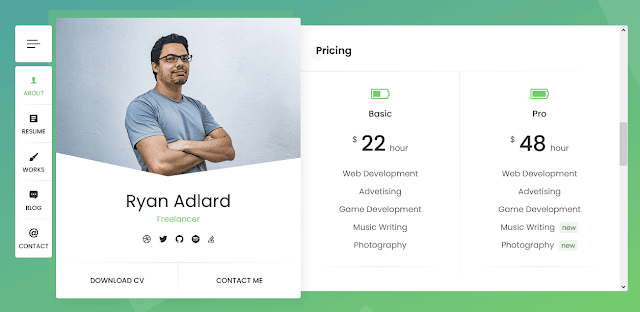 About Section of RyanCV - Pricing Page