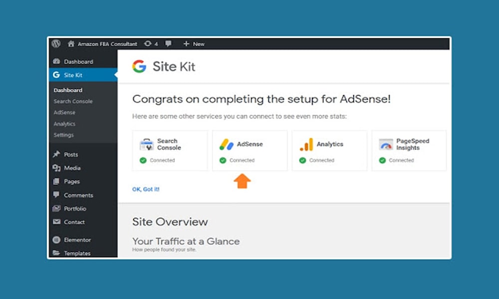 Connect AdSense With WordPress