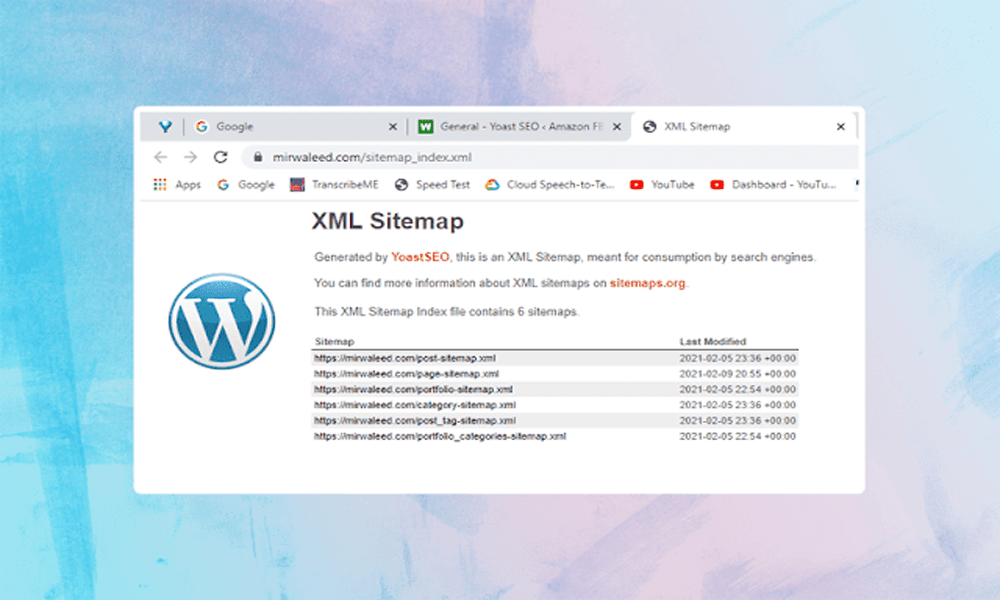 Create Sitemap In WordPress