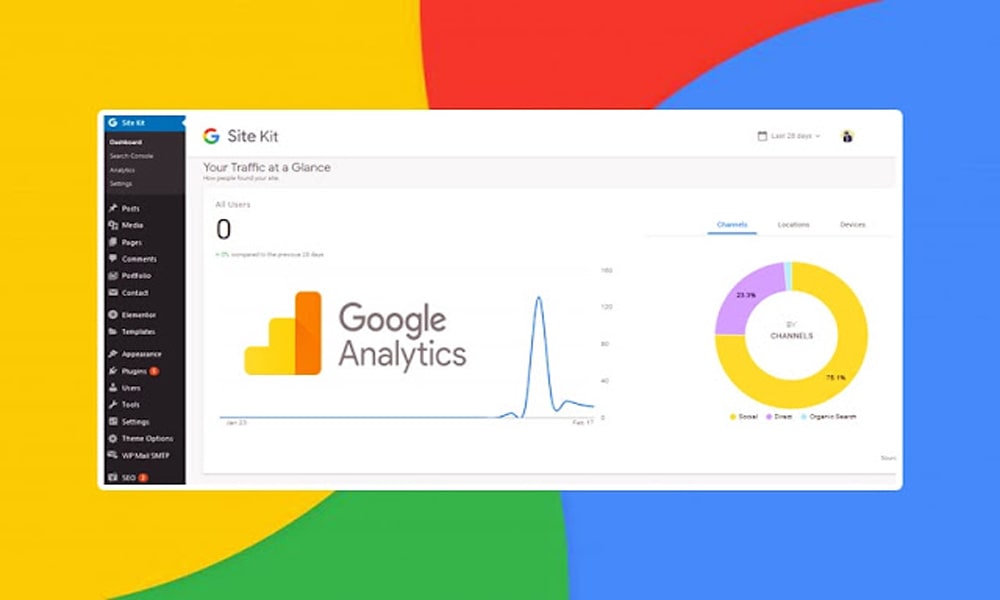 View Google Analytics In WordPress Dashboard