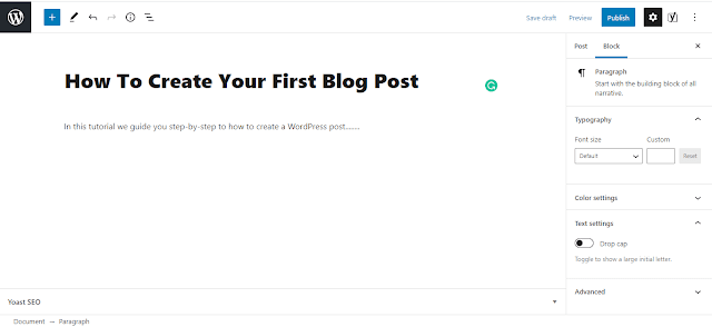 How To Start A WordPress Blog | Create A Blog Post In WordPress 3