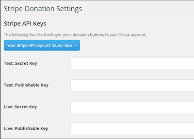 Back-end of Viavi Stripe Donation plugin. Stripe Donation Settings allows you to configure Stripe variables such as Secret Key, Publishable Key, etc.