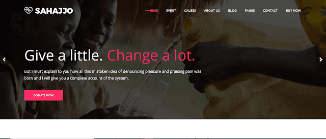 Sahajjo is a beautiful, simple and clean theme with two homepage layouts, suitable for Child Care, Orphan, Nonprofit Organizations, etc.
