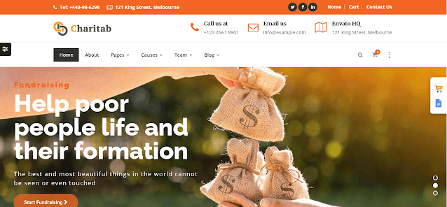 Nonprofit Fundraising & Charity WordPress Themes With Donation System | Nonprofit Charity