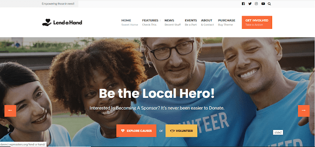 Lend A Hand is a super gorgeous, modern, advanced and fast-performance theme for nonprofit foundation and charity organizations.