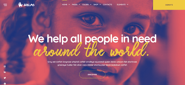Nonprofit Fundraising & Charity WordPress Themes With Donation System | Helpo
