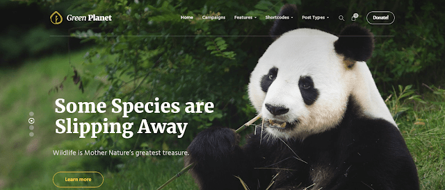 Green Planet is a very unique, extremely beautiful, feature-rich, and modern responsive WordPress theme for nonprofit ecology and environment projects.