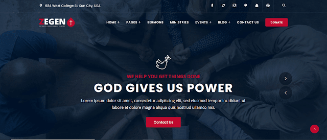 Zegen is a very unique, modern, advanced and fast-performance responsive WordPress theme with 2 homepage layouts, suitable for Nonprofit Church, Christian Church,