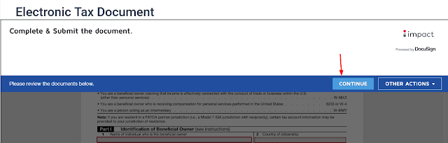 How To Sign Up & Use Impact Radius Affiliate Network | Tax Document 3