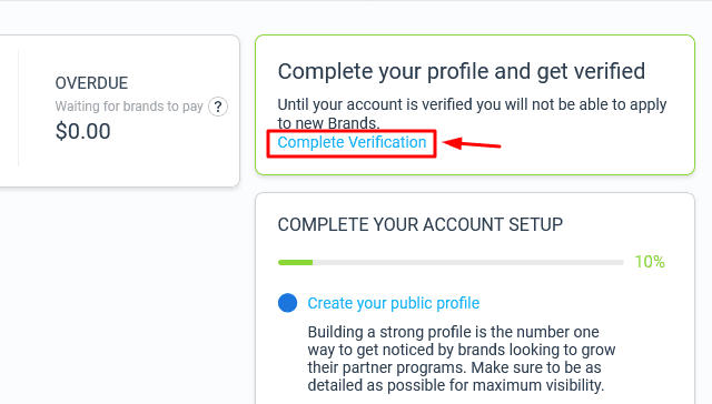 How To Sign Up & Use Impact Radius Affiliate Network 3