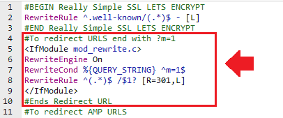 Paste below lines in the top of your ".htaccess" file and "Save".