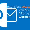 How To Setup cPanel Email Account In MS Outlook 2016 0