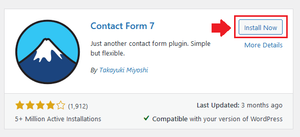 Add Contact Form In Contact Us Page In WordPress 3
