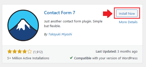 Install and activate the contact form 7 button.