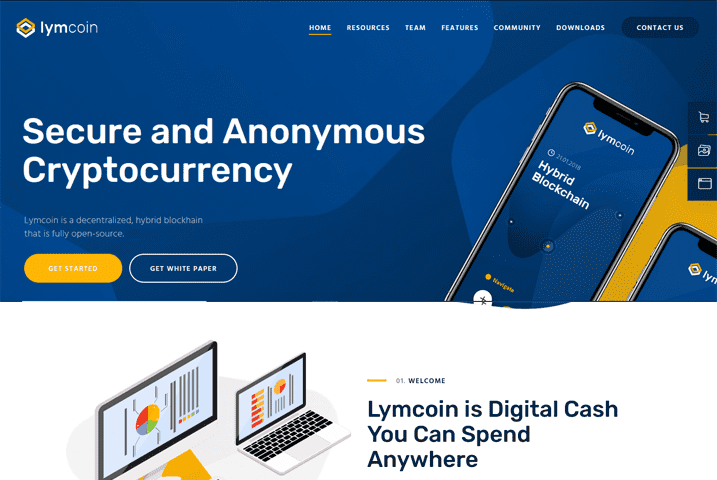 Best Cryptocurrency WordPress Themes - Lymcoin