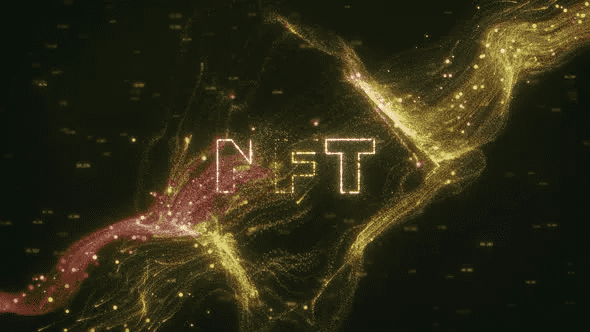 NFT Particles Background is a stunning stock NFT motion graphics. It shows NFT Symbol with particles abstract animation.