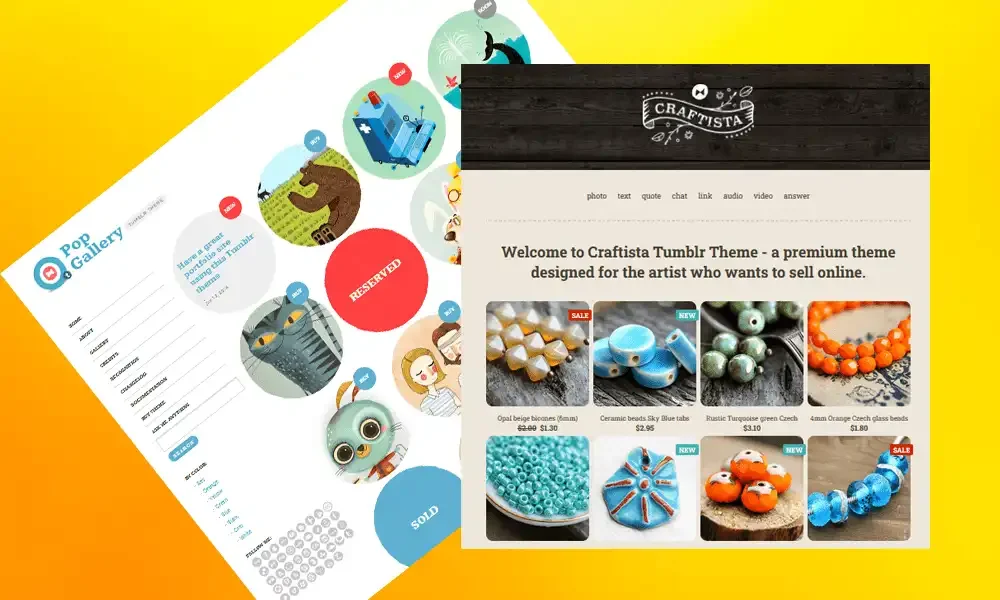 Best Responsive eCommerce/Store Tumblr Themes [2025]