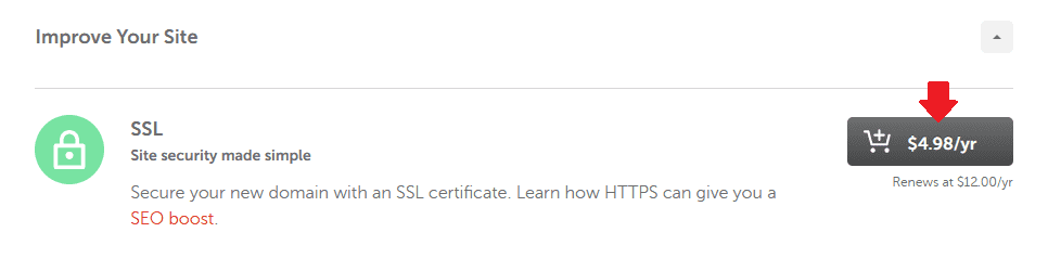 Add SSL to cart. Add SSL to cart.
