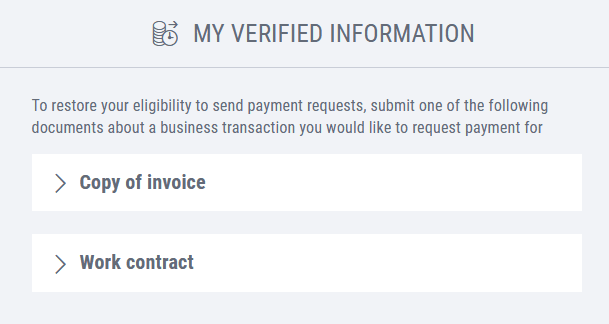 If you're receiving a single payment from a client choose "Copy of invoice" option Whereas if you are working with a company or client as an employee or virtual assistant then choose "Work contract" option. 
