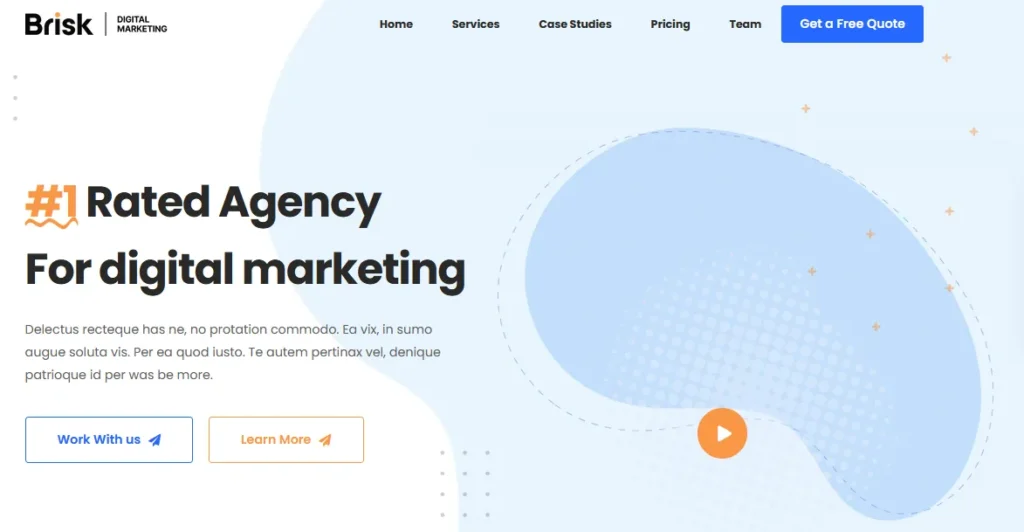 Brisk Agency WordPress Theme