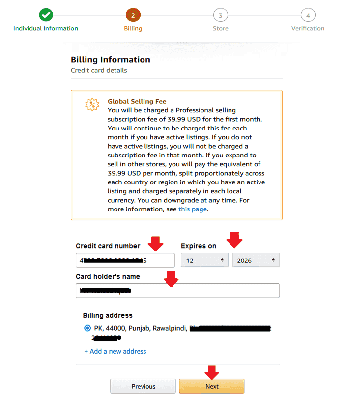 Create Amazon Seller Account From Pakistan 14
