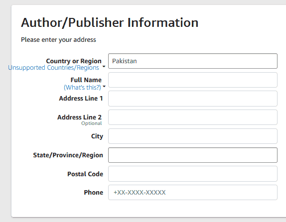How To Create Amazon Kindle Account From Pakistan 12