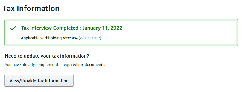 After Validating your Tax Information it will tell you that your Tax Interview Completed. 