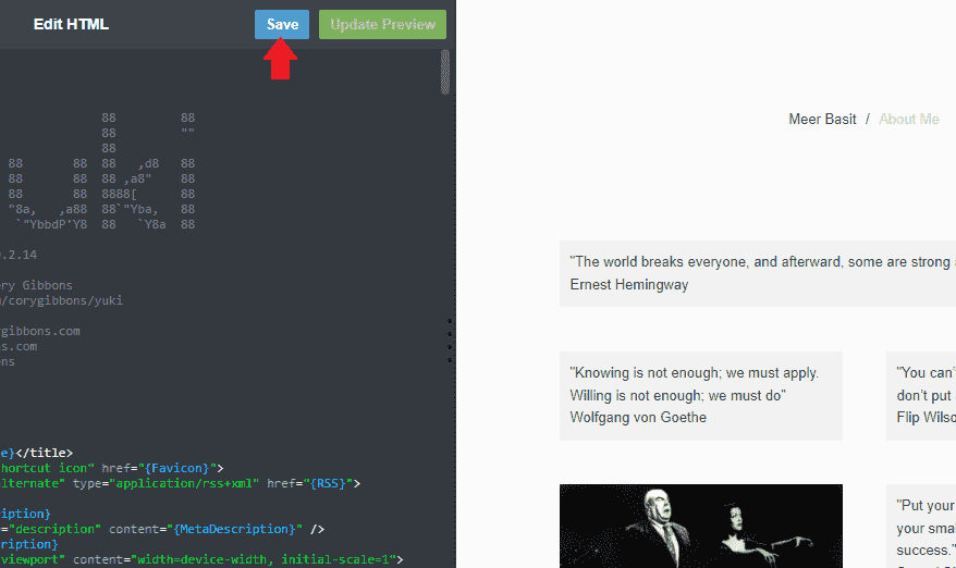 Install a New Tumblr Theme From HTML File 9