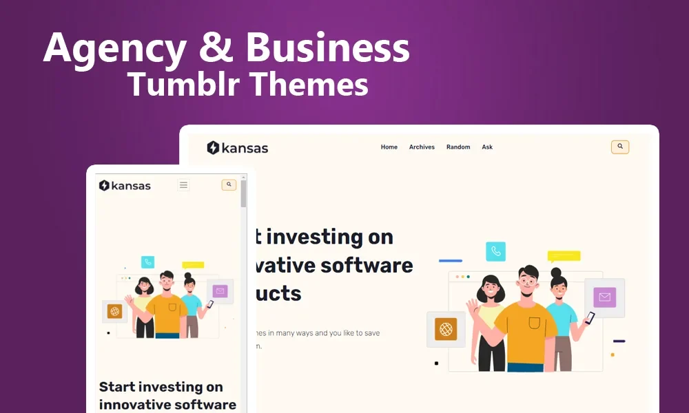 Best Creative Agency & Business Tumblr Themes featured