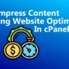 How To Compress Content Using Optimize Website In cPanel