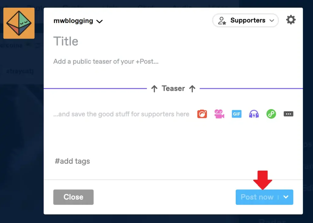 How To Create Post+ Content In Tumblr 4