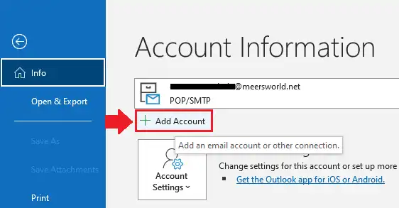 Setup Custom Domain Email In Outlook 2021, 365, 2019 2