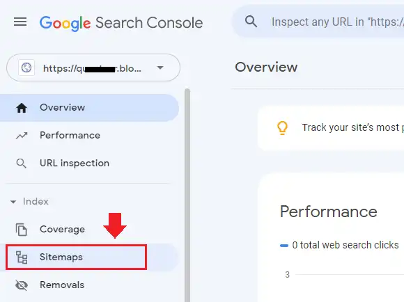 How To Submit Blogger Sitemap in Google Search Console 1