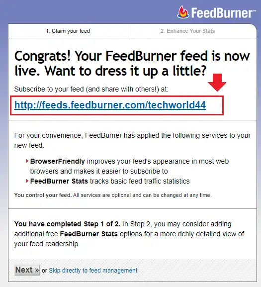 How To Set Up Site Feed Settings in Blogger 4
