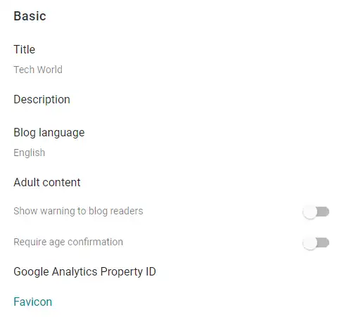 How to Configure Blogger Blog Settings - Basic 