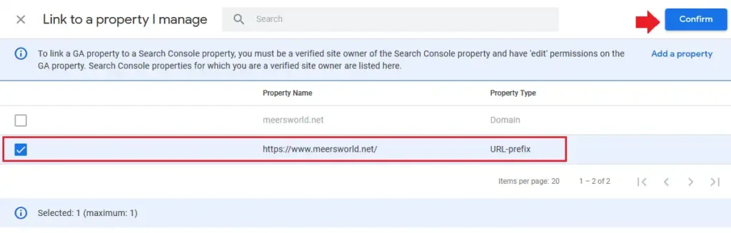 How To Link Google Search Console With Google Analytics 4 5