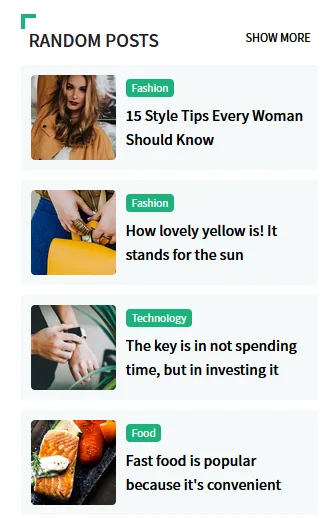 Random Post Widget on Blogger Template Random Post Widget on Blogger Template