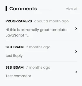 Comments Widget Blogger