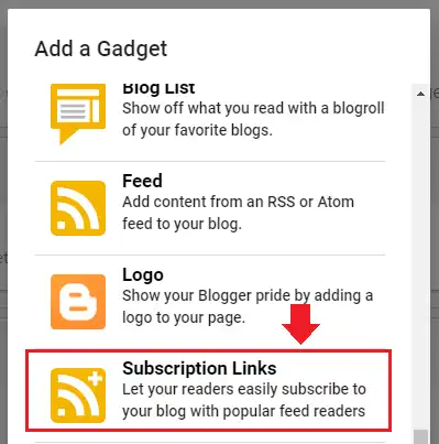 Show RSS Feed URL & Icon on Blogger Blog 31