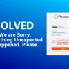 We're Sorry, Something Unexpected Happened - Payoneer