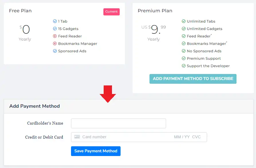 Purchase Premium Plan iGTab