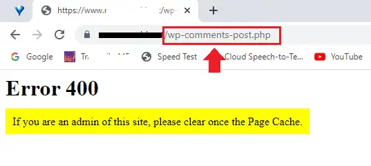 How to Stop Spam Bot Comments in WordPress - Error 400