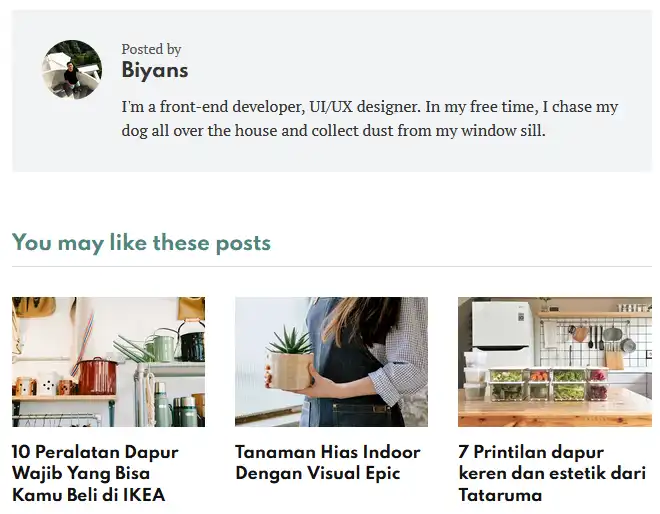 You May Also Like gadget Moseno Blogger template You May Also Like gadget Moseno Blogger template