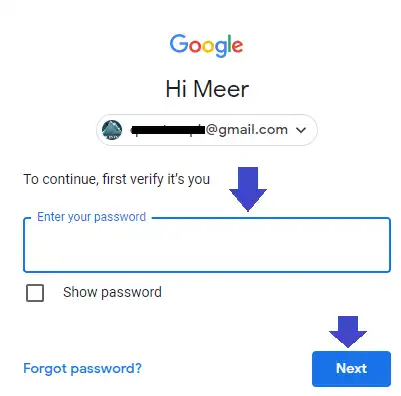 Your E-mail Server Rejected Your Login | Enter your Gmail Password